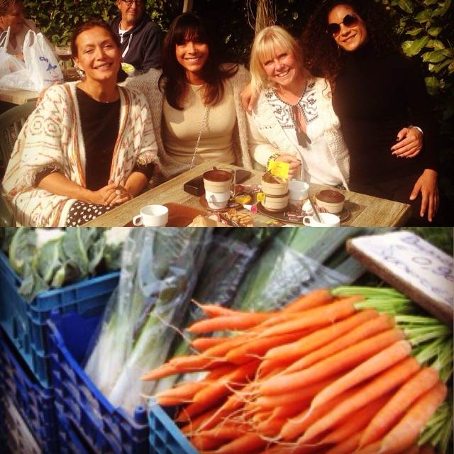 Met m'n vriendinnen naar de boerenmarkt