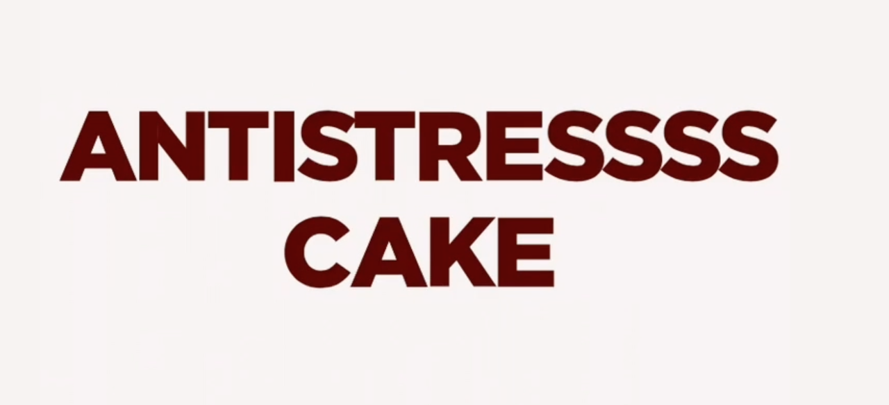 Anti Stress chocolade cake